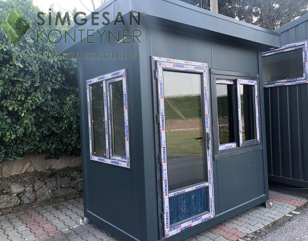 Kompakt bekçi kabini modeli