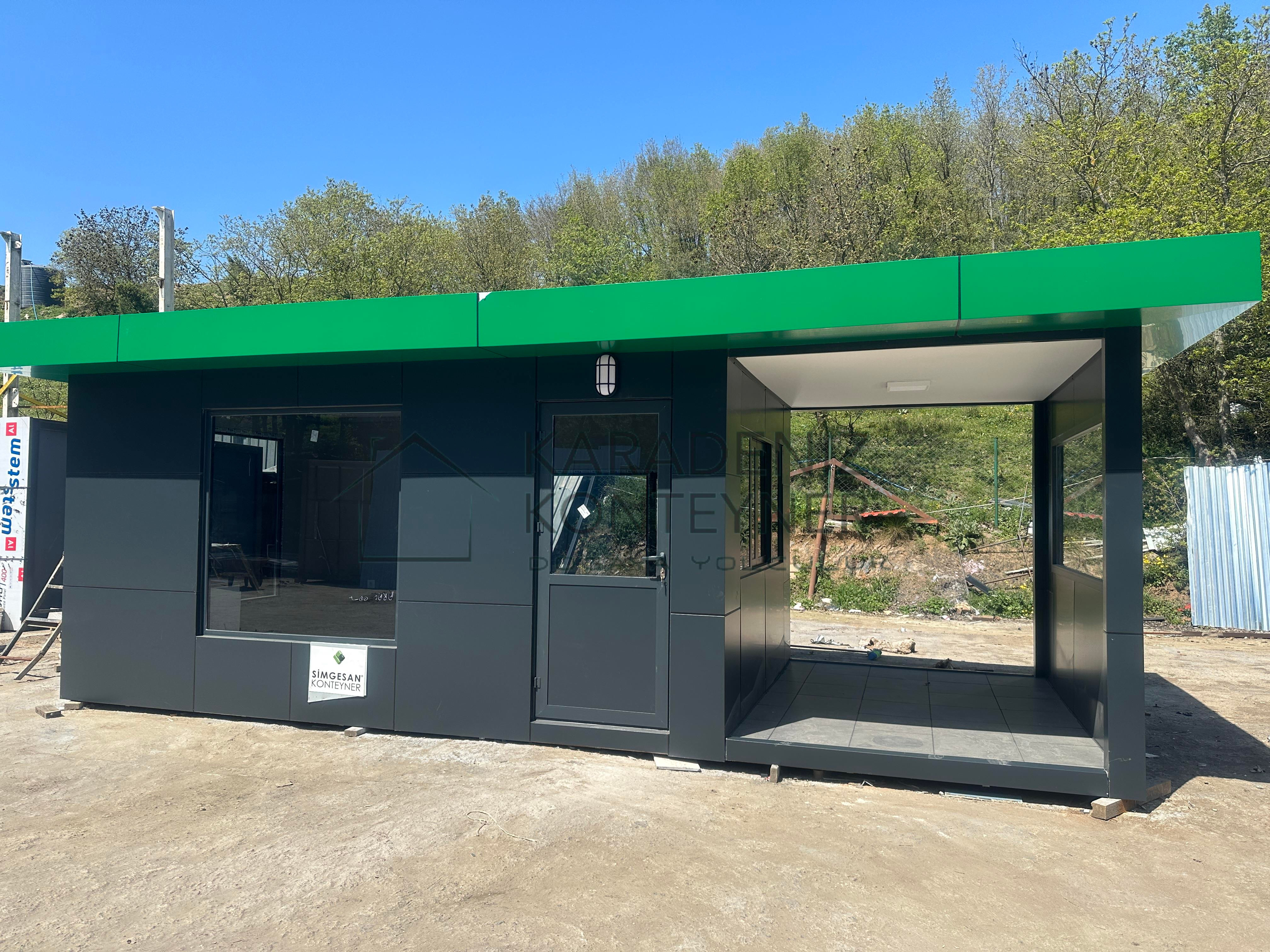 Kompozit kaplama bekçi konteyneri