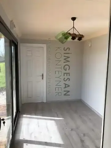 40ft konteyner ev iç mimari uygulaması