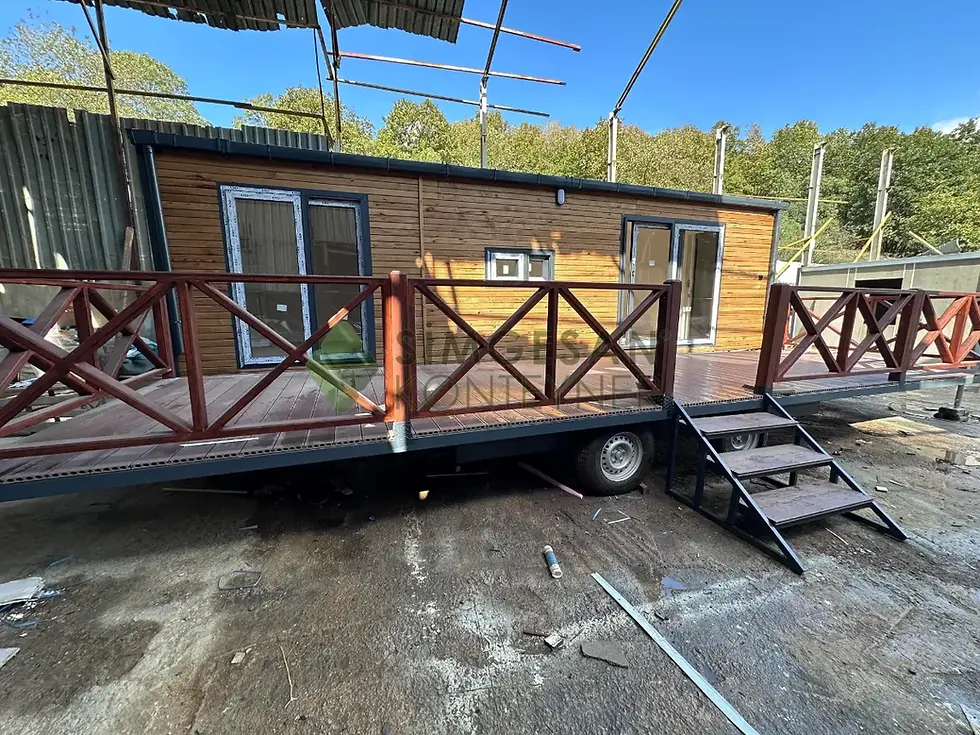 250 × 900 cm Verandalı Ruhsatlı Tiny House | Simgesan Tiny House – Simgesan Konteyner ürün görseli 1
