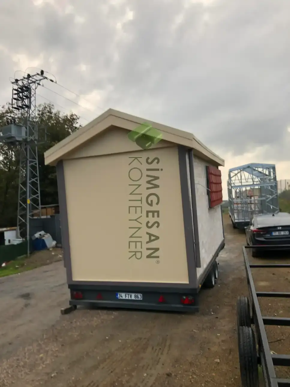Simgesan Tiny House Cafe kültür taşlı ön cephe