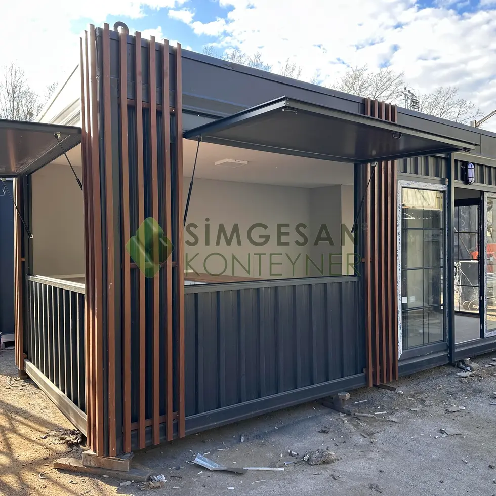 3x7 kafe konteyneri dış görünüm