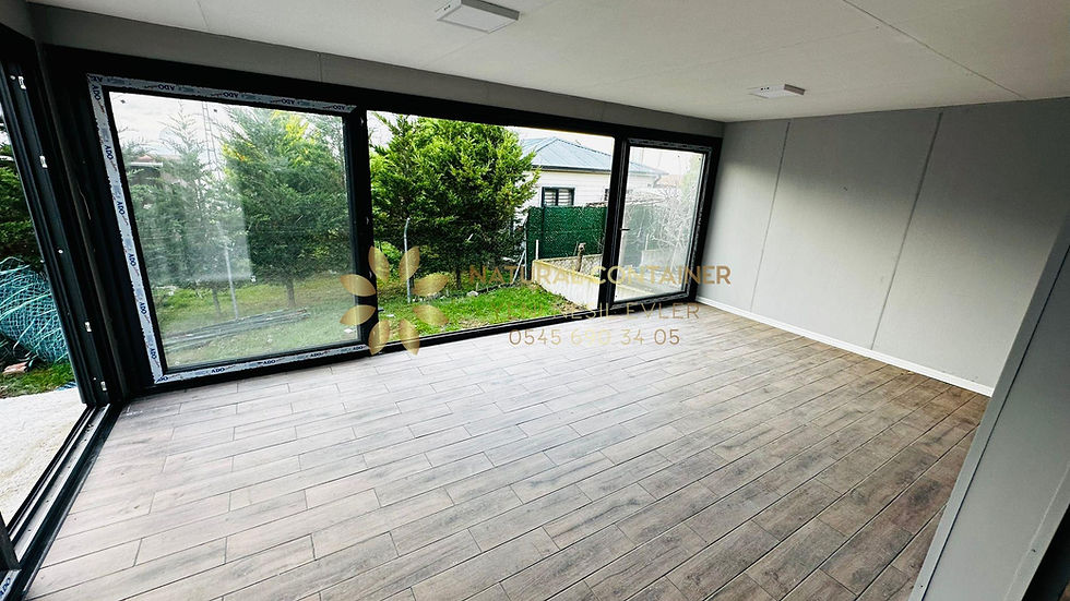 Küçük resim: 138m2 4+2 İKİ KATLI EV KONTEYNER