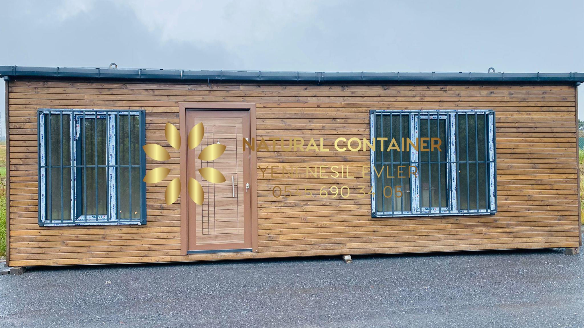 3x7 21m2 1+1 AHŞAP KONTEYNER