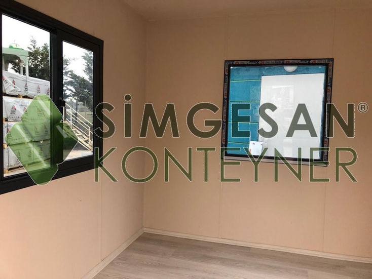 İç mekân betopan kaplamalı güvenlik kabini