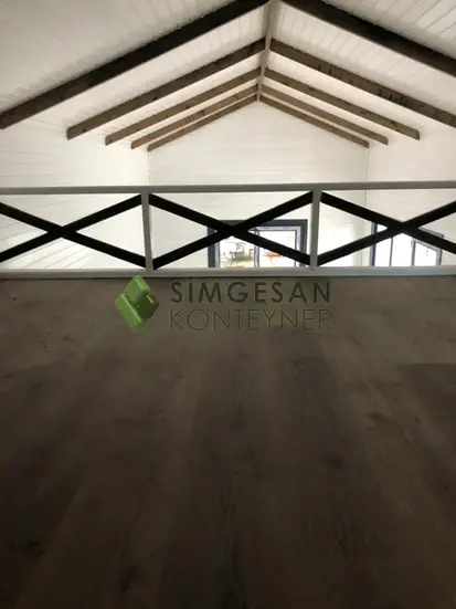 loft katlı konteyner ev loft katı