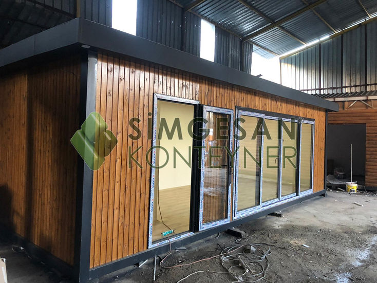 Taşınabilir ahşap ev konteyner modeli