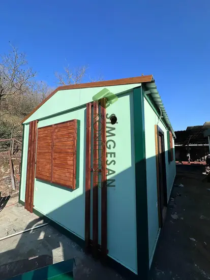 Betopan kaplama 4x8 konteyner ev tasarımı