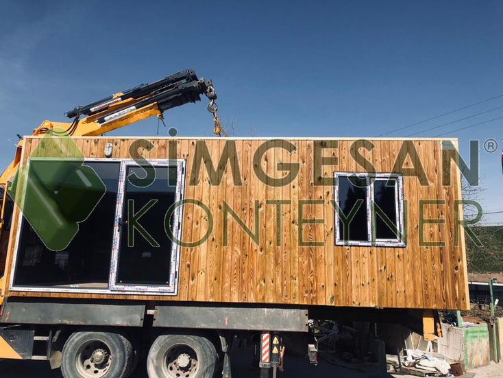 Taşınabilir ahşap konteyner ev modeli