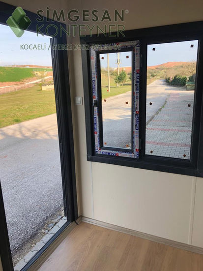 Otopark için kompakt güvenlik kabini