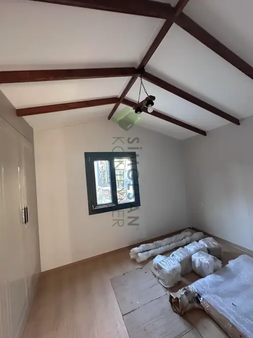 Gömme dolaplı konteyner ev yatak odası