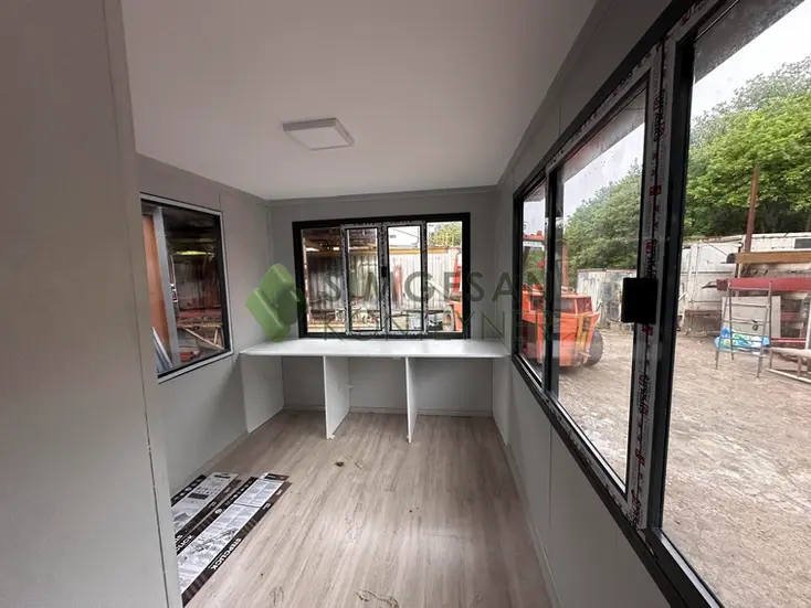 Betopan kaplama iç cephe güvenlik kabini