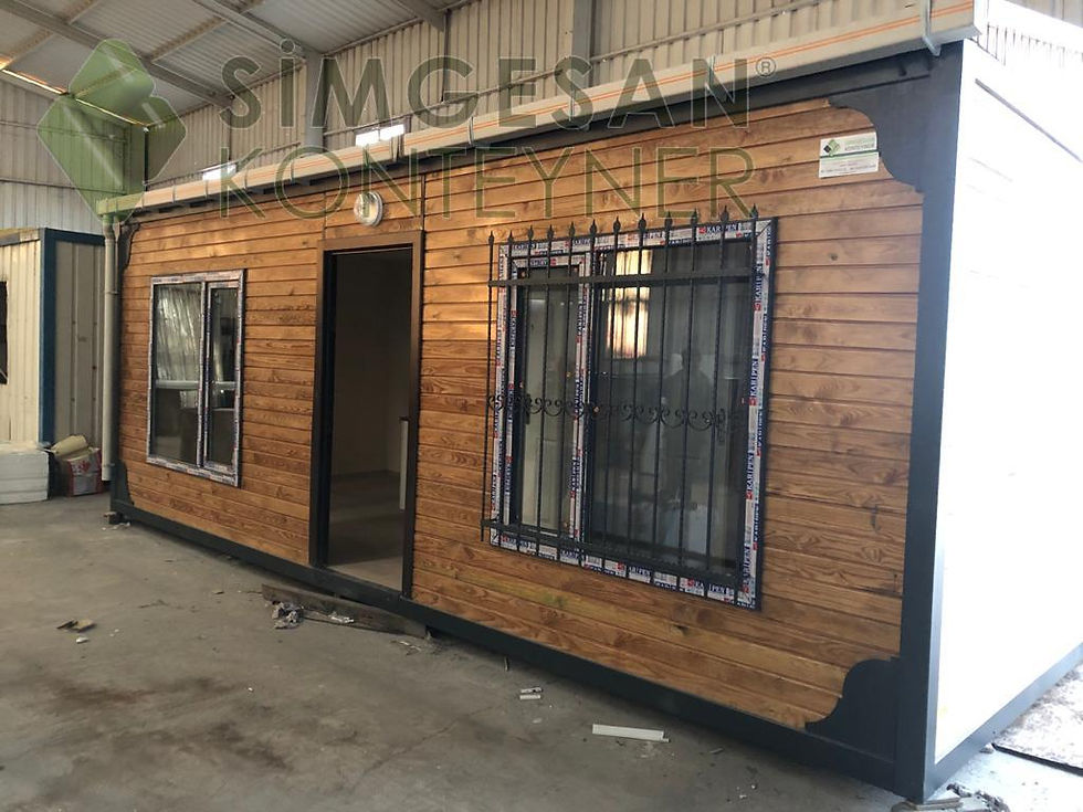 Küçük resim: Ahşap Konteyner | Çatılı ahşap ev