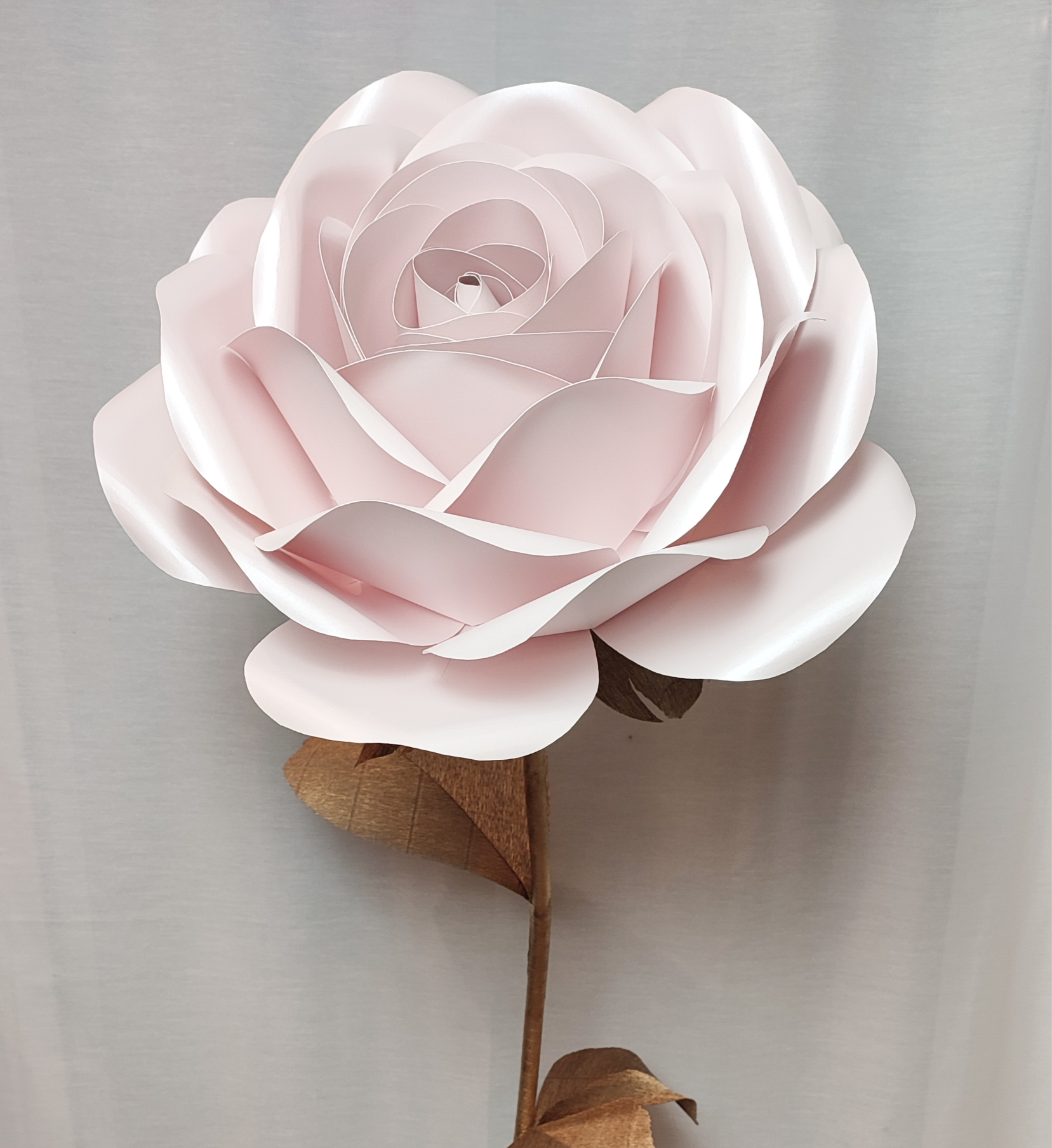 Rose sur tige 40 cm de diamètre à partir de