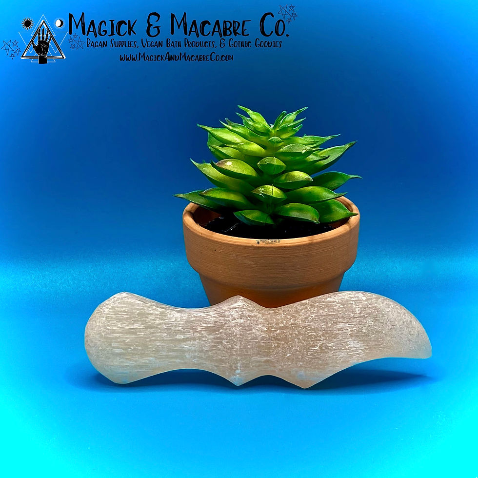 Orange Selenite Athame