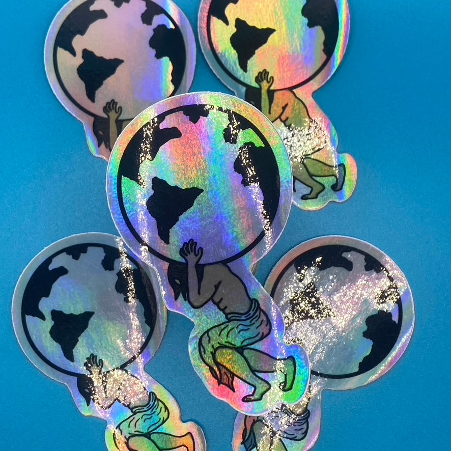 Atlas Holographic Sticker