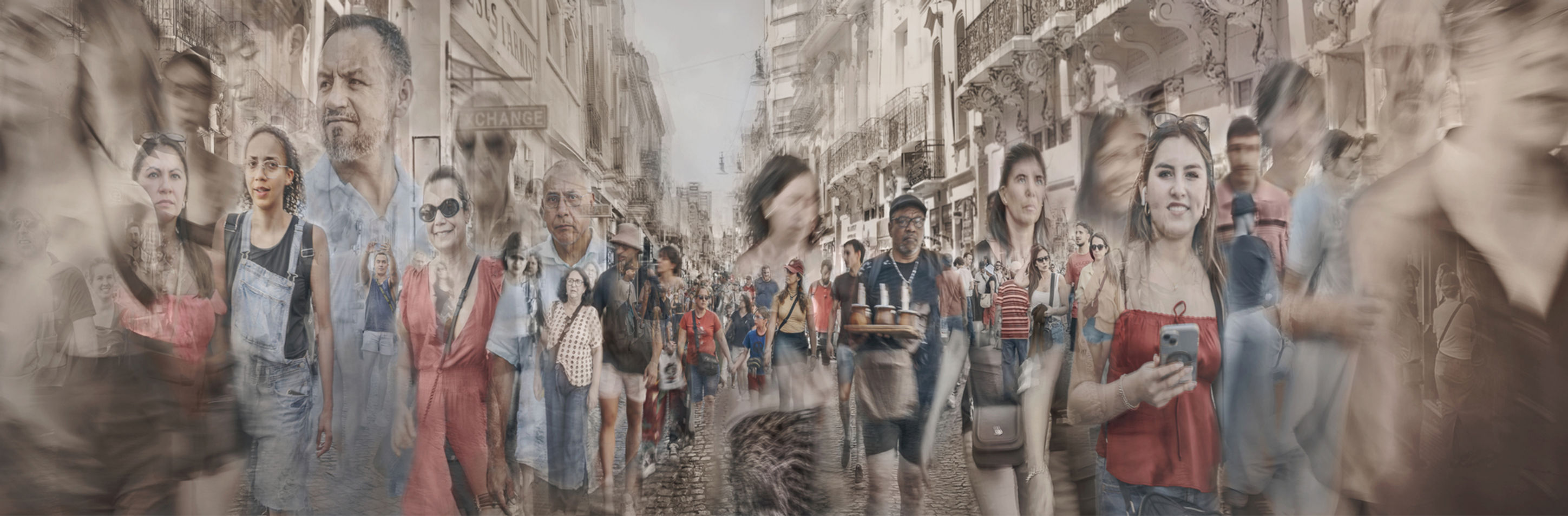 San Telmo. People