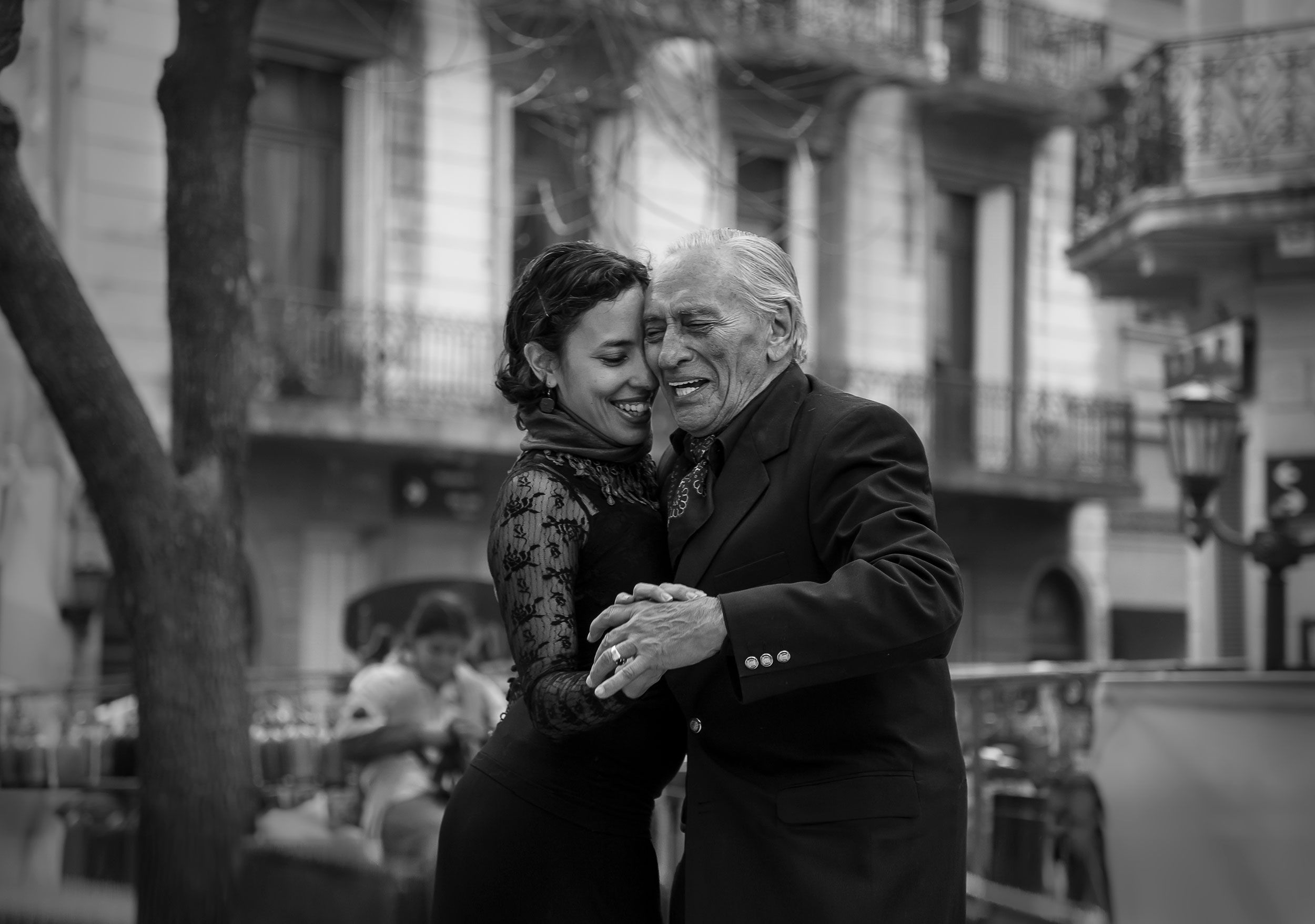 San Telmo. The tango dancers
