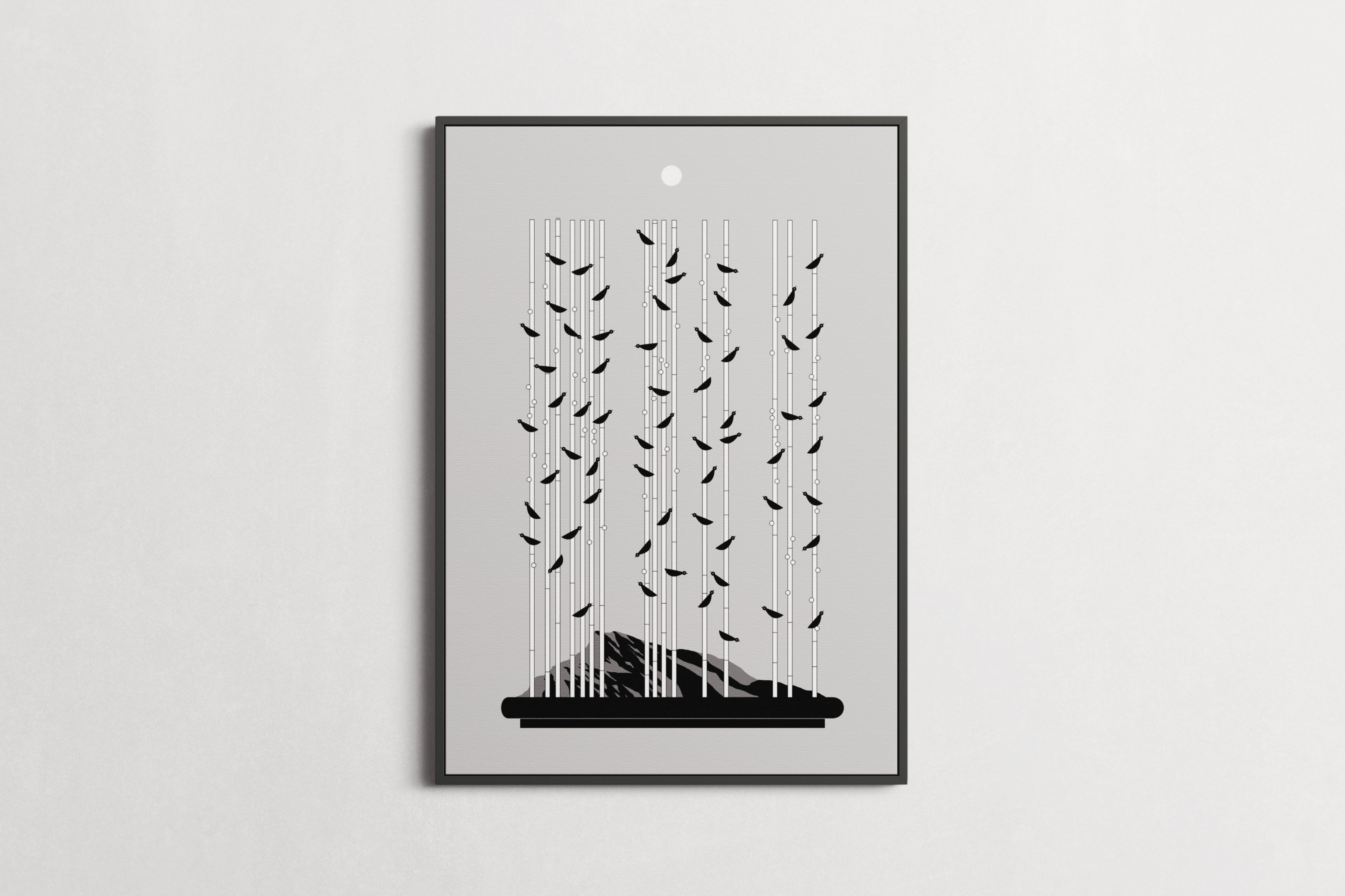 抽象風景海報 III