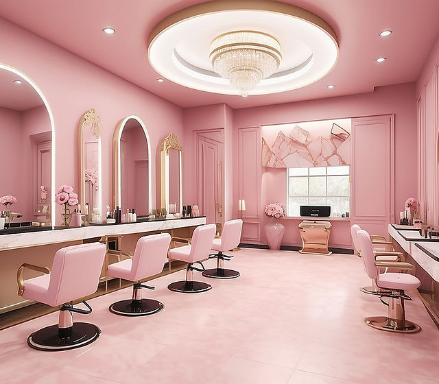 pink hair dresser The Pink Room llc