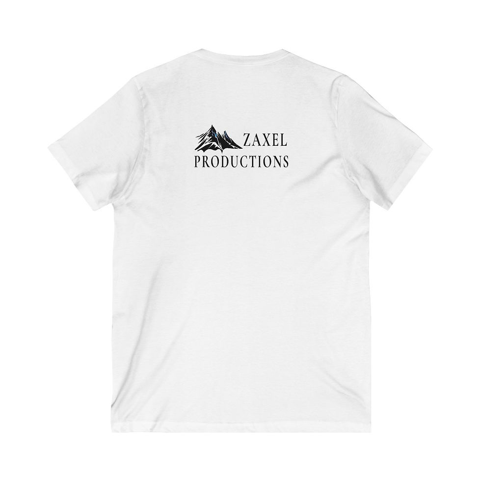 Thumbnail: Zaxel Productions Support IndieFilm Unisex Jersey Short Sleeve V-Neck Tee
