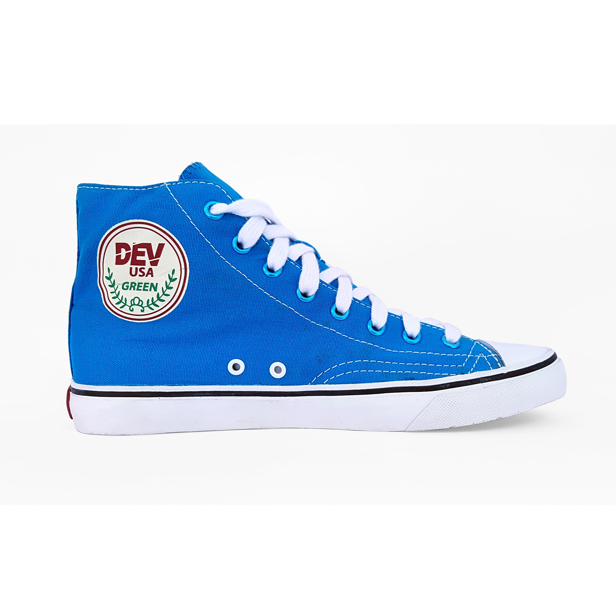 DEV : Seattle High Top Sneakers - Sky Blue