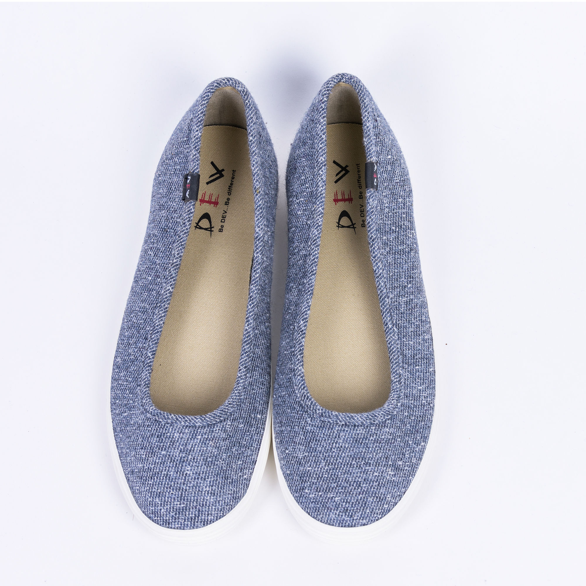 DEV : Bella, Casual ballerina flats - Grey