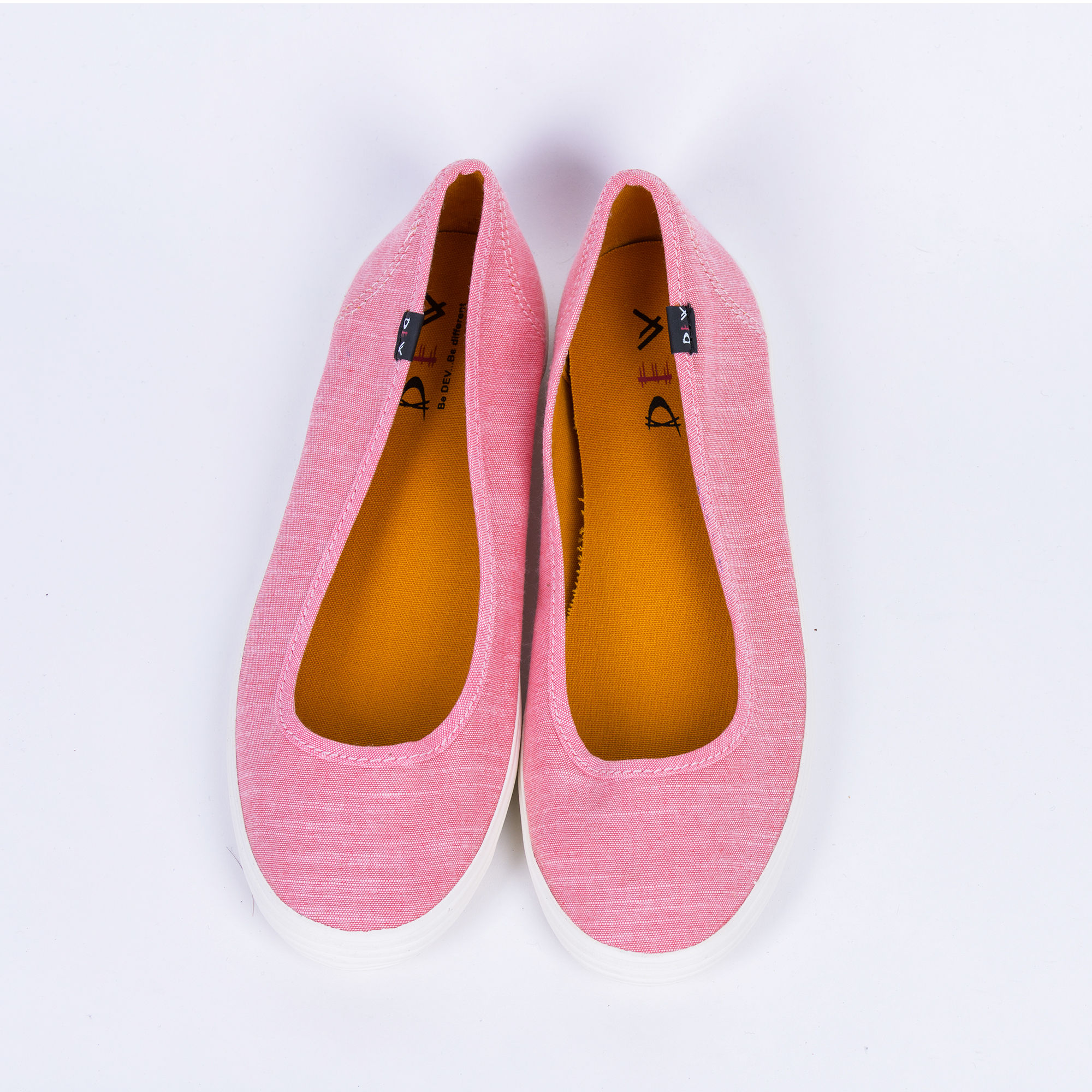 DEV : Bella, Casual ballerina flats - Pink