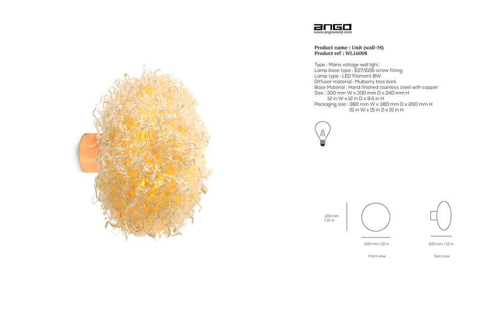 Mulberry Tree wall light by Ango