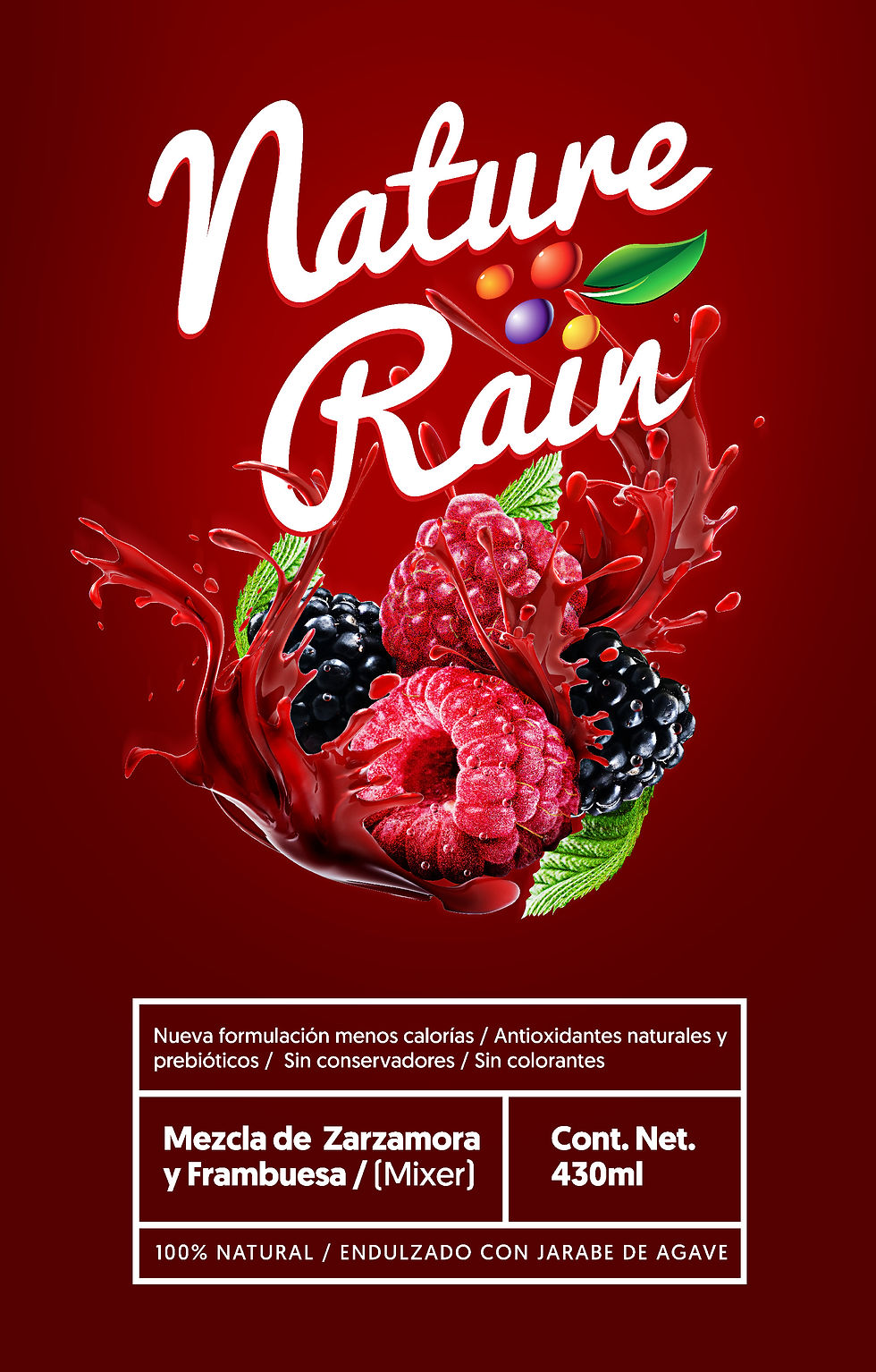 Nature Rain etiqueta