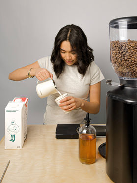 Coffee catering service at a corporate event in San Antonio