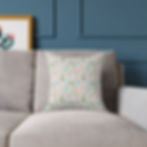 Feather Pattern Spun Polyester Pillow