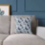 Moon Pattern Spun Polyester Pillow