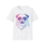 Groovy Pug Unisex T-Shirt