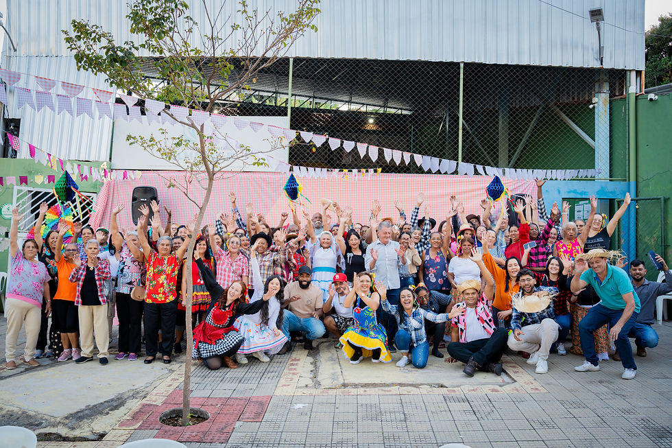 Arraiá Melhor Idade Coração Renovado Comemoração dia dos Avós 1