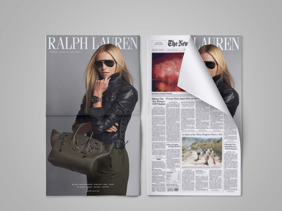 Ralph Lauren NY Times ad