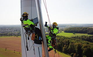 wind blade maintenance and control by 3d scanner