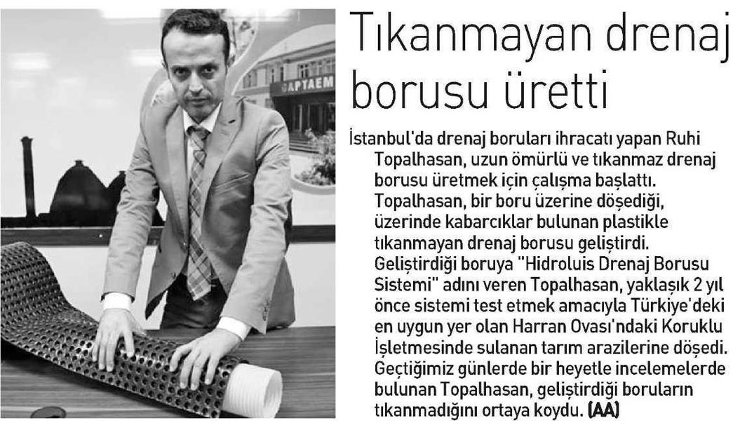 Tarım Bakanlığı Destekleri ile Yeni Nesil Drenaj Borusu