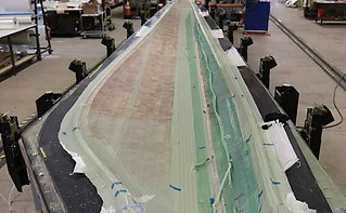 thermoplastic-windblade fiber composite