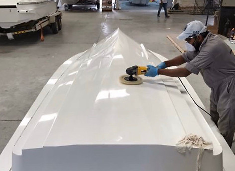 polishing hull