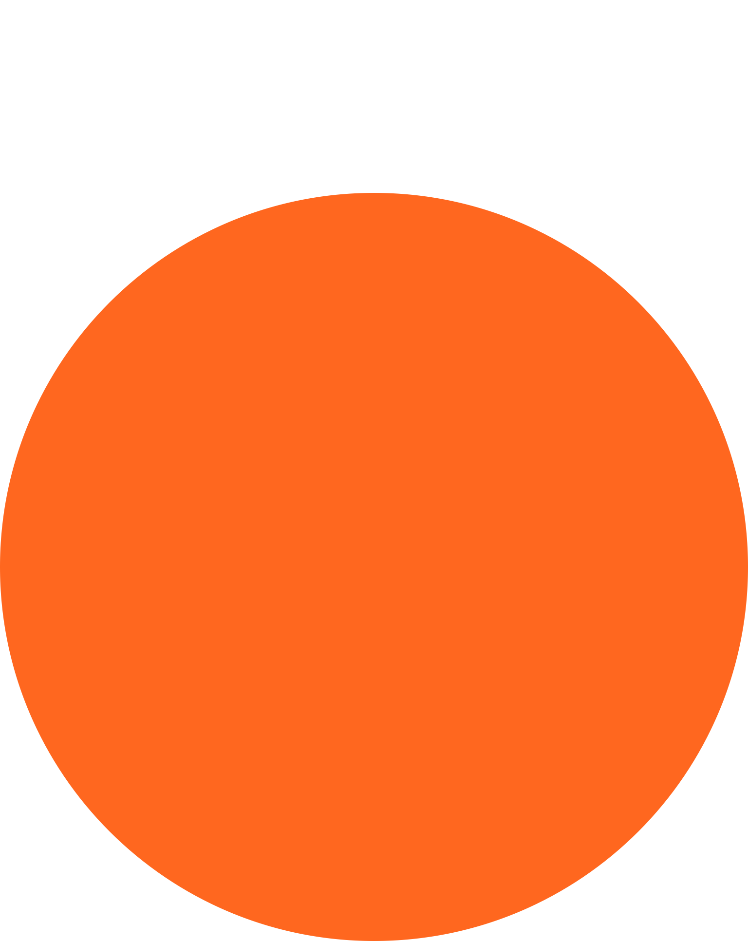 Headshot Background, Orange
