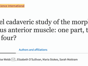 LATEST ANATOMY STUDY SERRATUS ANTERIOR