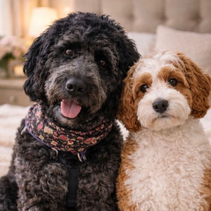 Abby & Dooby (Golden Doodle)
