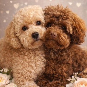 Kelly & Alfie (Golden Doodle miniature)