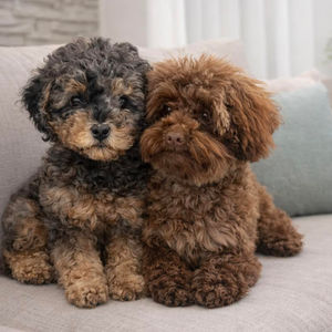 Princesse & Algie (Goldendoodle)