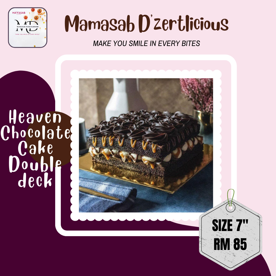 Heaven Chocolate Cake Standard Double Deck