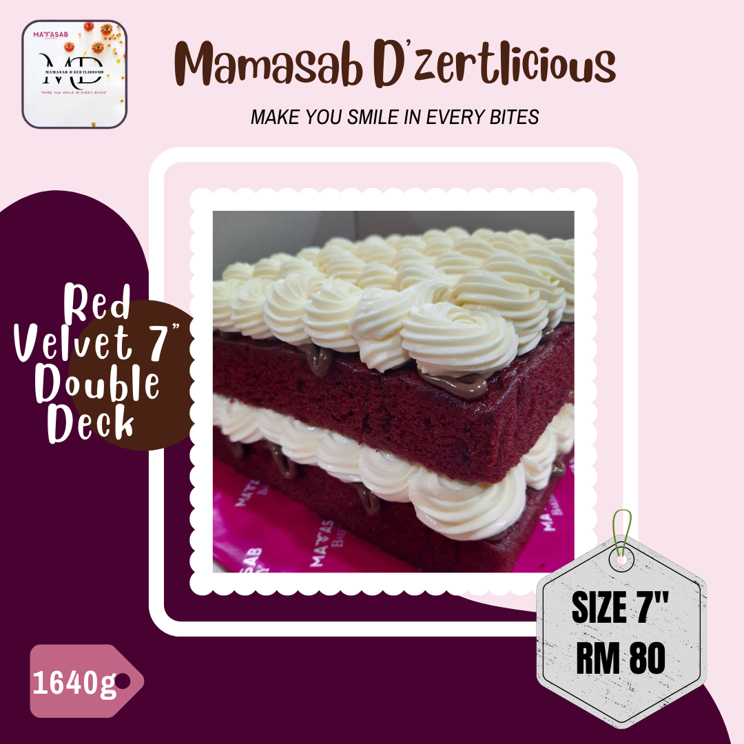 Red Velvet 7" Double Deck