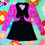 Thumbnail: Shelly Velvet Mini Dress in Flower Power