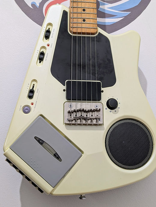 1980s Casio EG-5 Eleking White | Gaijin Guitars