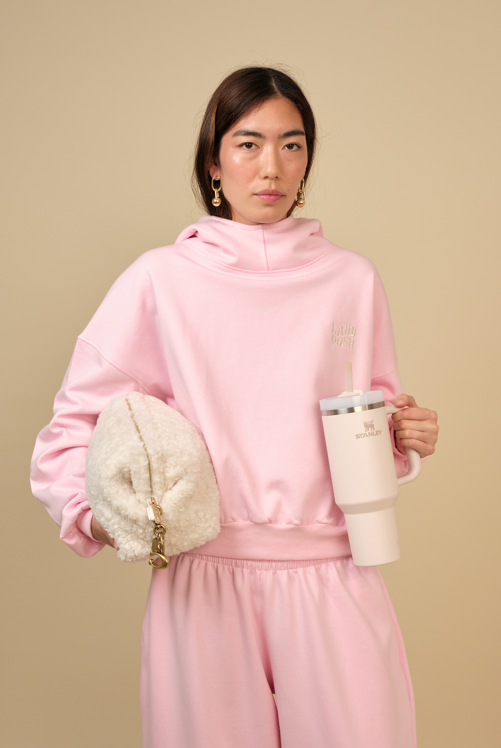 HOODIE LP PINK